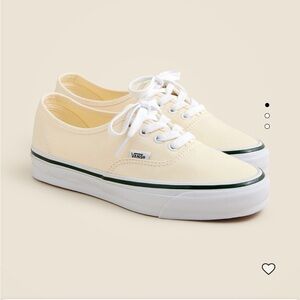 J.Crew Women's Exclusive Vans® Premium Authentic sneakers in canvas